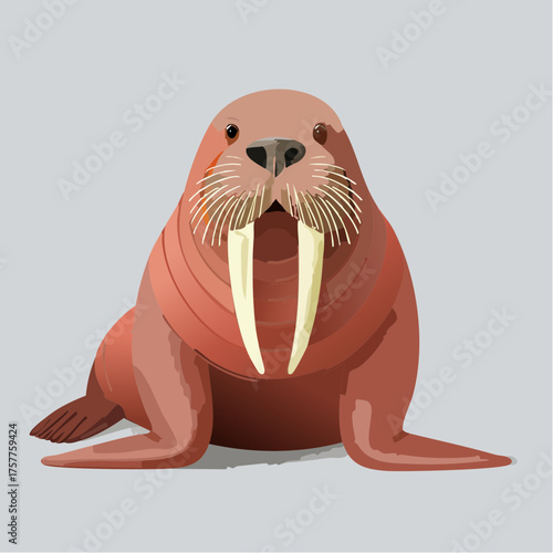 Walrus arctic marine mammal wildlife