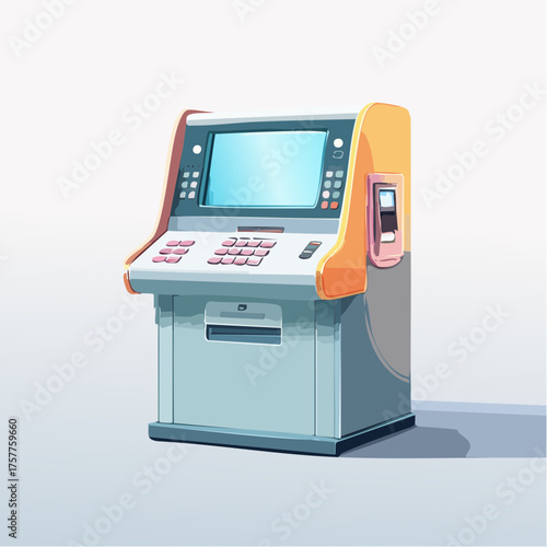 Modern automated teller machine for transaction service