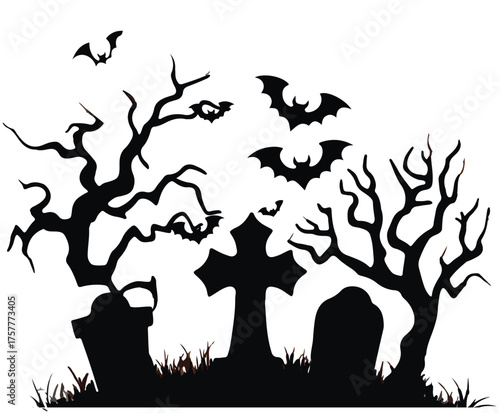 spooky halloween background