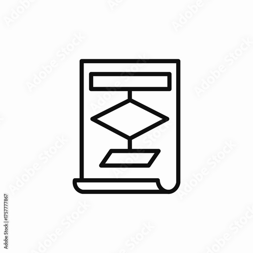 project schema document icon sign vector