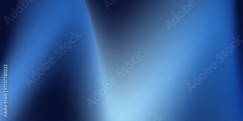 Rich Deep Blue Gradient Grainy Background.  Textured blue gradient abstraction backdrop. Dark blue color abstract background with noise texture.