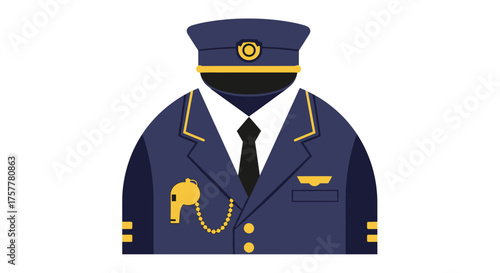 Elegant aviation pilot uniform, a symbol of precision, safety, and leadership