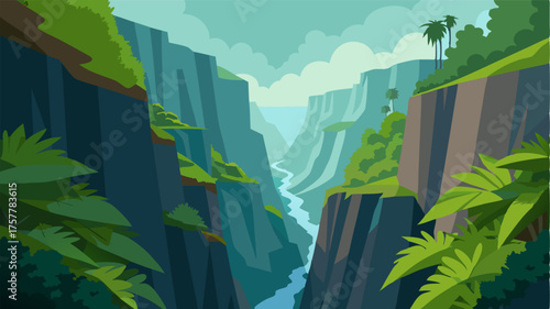 A gentle mist rises from the surface of Canyon Creek adding a dreamy quality to the already stunning landscape.