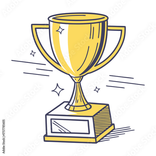 gold trophy cup