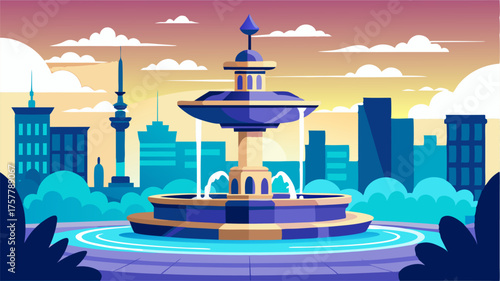 A mustvisit destination for tourists the city fountain square is the postcardperfect image of the city with the magnificent fountain stealing the show.