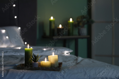 Cozy bedroom ambiance with ...