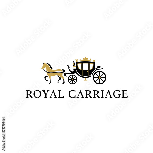 royal carriage illustration old vintage antique retro transport