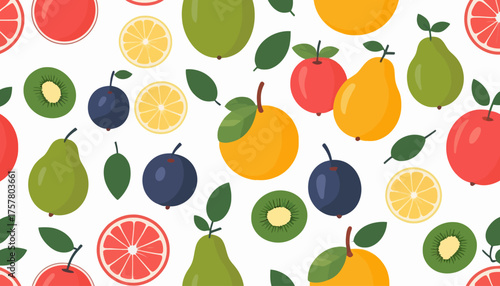 FRUIT ISOLATED IN WHITE