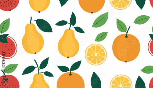 FRUIT ISOLATED IN WHITE