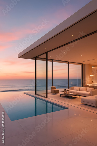 Modern Luxury Oceanfront Living with Sunset Views