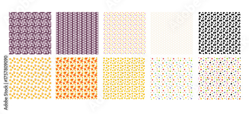 set of seamless patterns