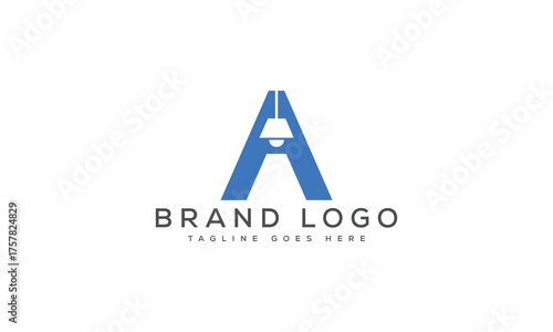 letter A logo design vector template design for brand.