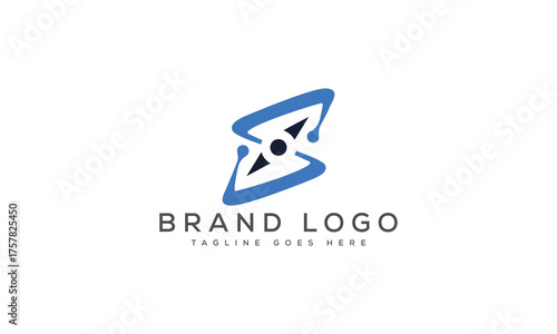 letter S logo design vector template design for brand.