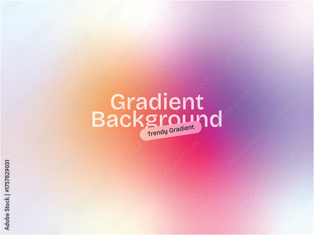 Fototapeta premium Trendy UI Friendly Gradient Background With Abstract Gradient Effect Blurred Background And Texture