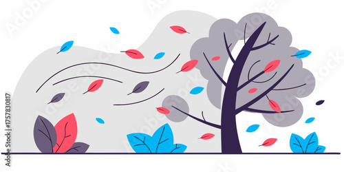 winter landscape with trees vector, illustration, bird, branch, plant, card, beauty, seamless, drawing, art, leaf, floral, tree, flower, design, winter, decoration, love, animal, heart, silhouette, sp