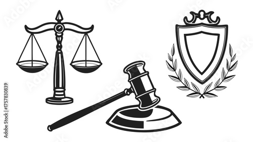 justice gavel and law book black illustration balance, law, gold, legal, dollar, measurement, comparison, equal, concept, finance, business, weight, scales, equality, weigh, libra, justice, symbol, 3d