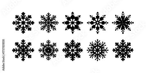 black silhouettes of plants wallpaper, seamless, star, illustration, decoration, vector, snowflake, pattern, snow, set, flower, art, cold, tattoo, silhouette, shape, element, texture, icon, symbol, fl