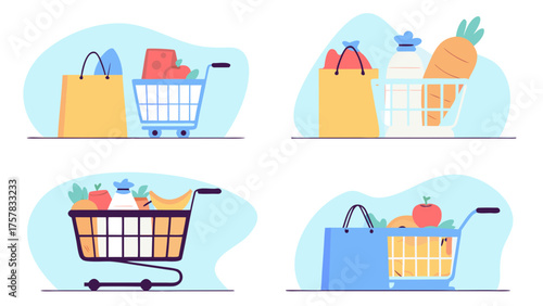 shopping cart icon set shopping, vector, sale, shop, web, retail, sign, e-commerce, business, design, set, icon, icons, cart, illustration, money, box, store, button, buy, card, symbol,