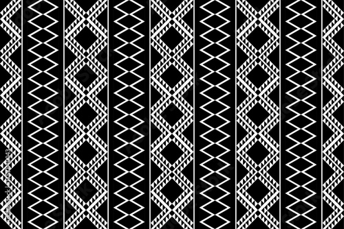 Ethnic seamless, Native patterns with simple shapes. Tribal and ethnic fabrics. Simple geometric pattern elements are best used in design, textile printing.