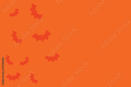 Halloween pumpkin seamless banner. Spooky squash lanterns silhouettes, scary jack-o-lanterns halloween flat vector background illustration. Halloween holiday  poster , Background of halloween pumpkins