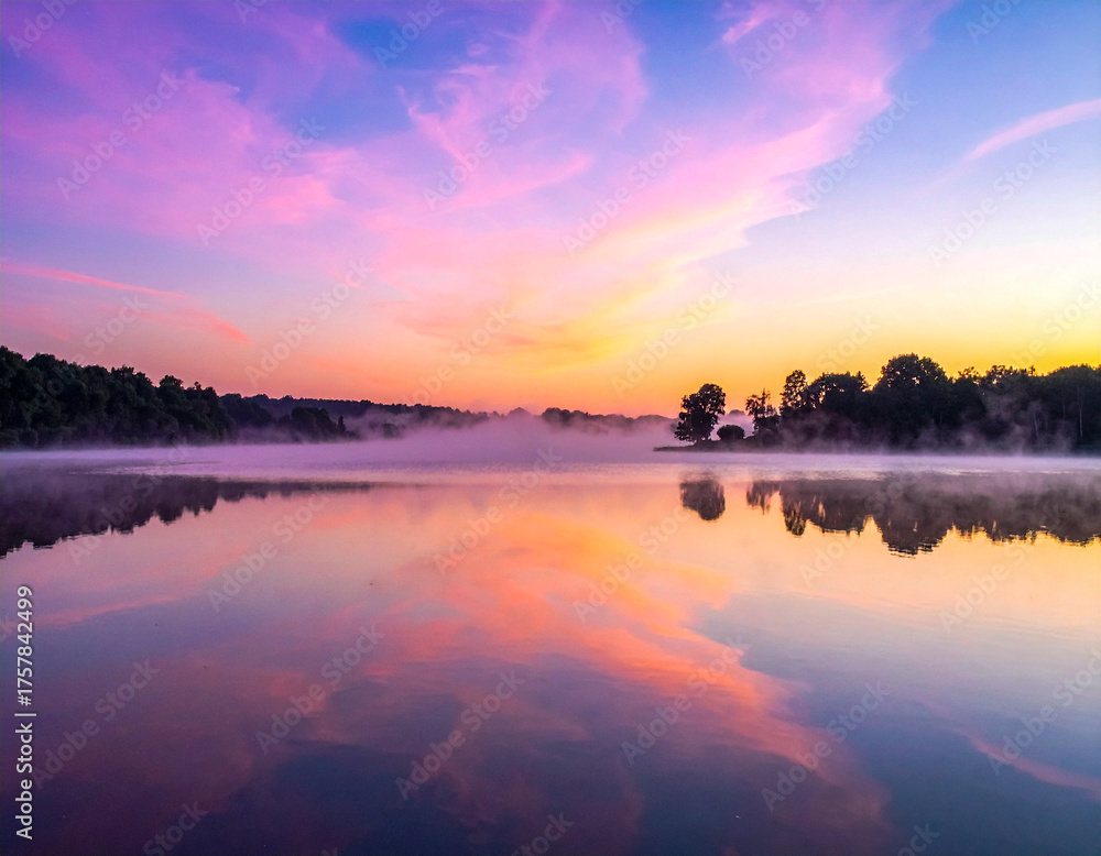 Obraz premium Dramatic Panoramic Sky Collection: Sunsets, Storms, and Nightscapes