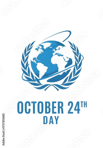October 24 United Nations Day Global Peace Graphic