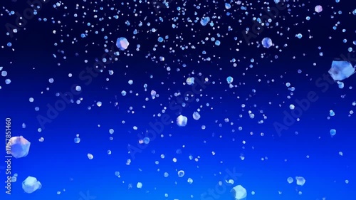 Wallpaper Mural water drops on blue background Torontodigital.ca