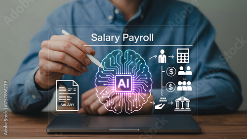 AI Powered Salary and Payroll Management System with Human Interaction and Technological Integration for Business Efficiency