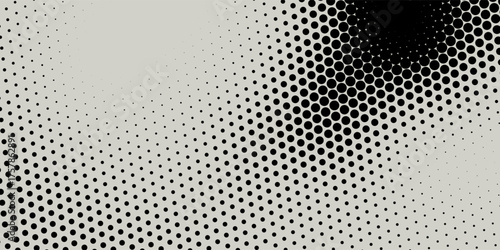 Black halftone gradient background.vector eps10