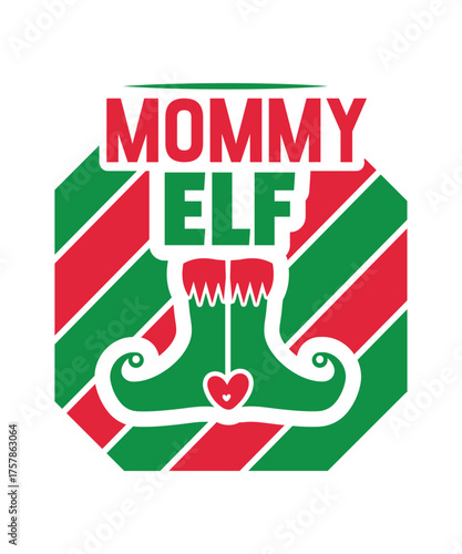 mommy elf svg