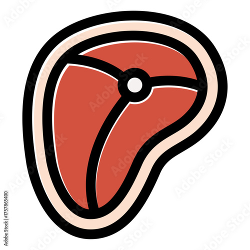 beefsteak meat icon