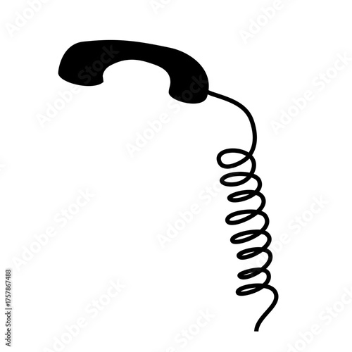 Telephone with chord
