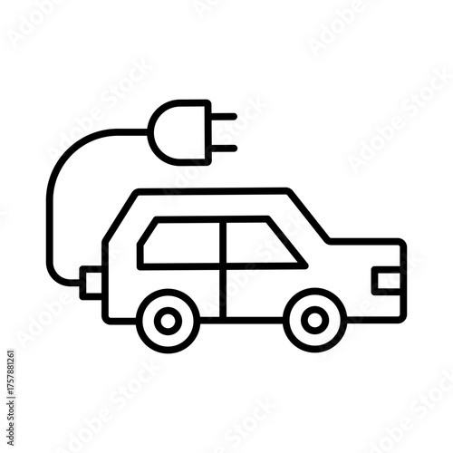 Electric Vehicle Icon