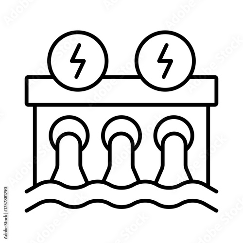 Hydroelectric Icon