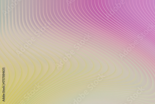Illustration of abstract background with flowing lines in pastel pink and yellow hues, creating a soft and dreamy texture for creative design projects