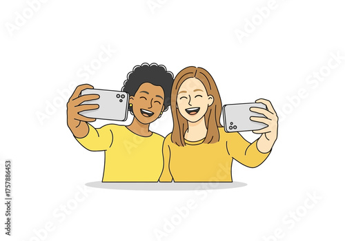 Diverse friends embracing unity and support