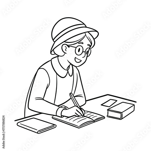 Elegant Monochrome Person Wearing Lights at Night