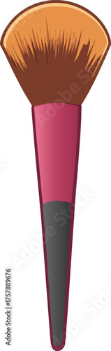 makeup brush icon vector design.