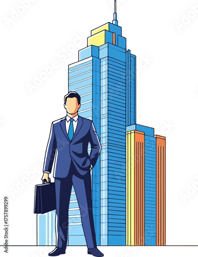 executive presence towers strong, mastering the metropolitan business landscape