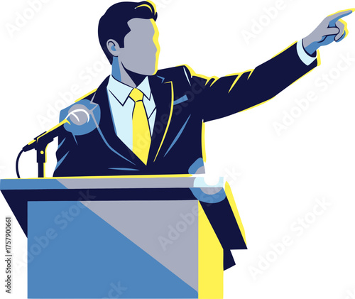 visionary leader inspires action, guiding the future path forward