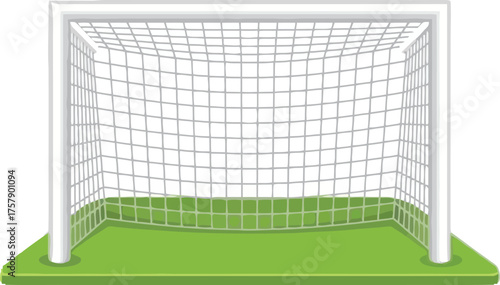 Soccer Football Goal Net Vector