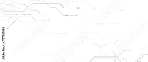 Vector abstract digital Technology black circuit diagram concept