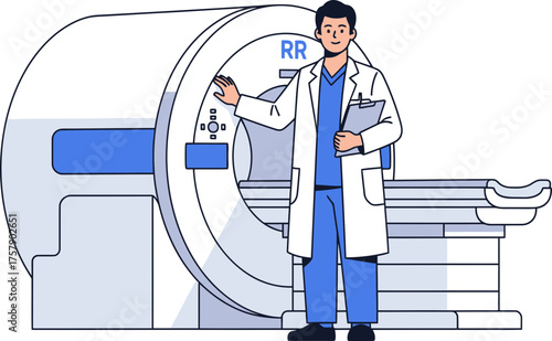 professional presents advanced mri, enabling precise diagnostics for future health