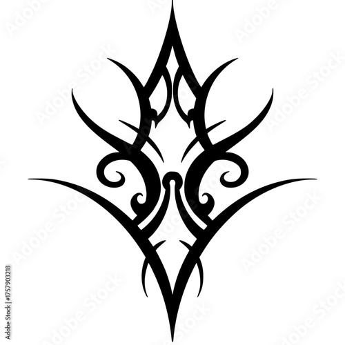 Tribal element tattoos illustrated 