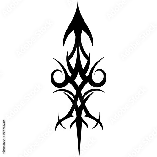 Tribal element tattoos illustrated 
