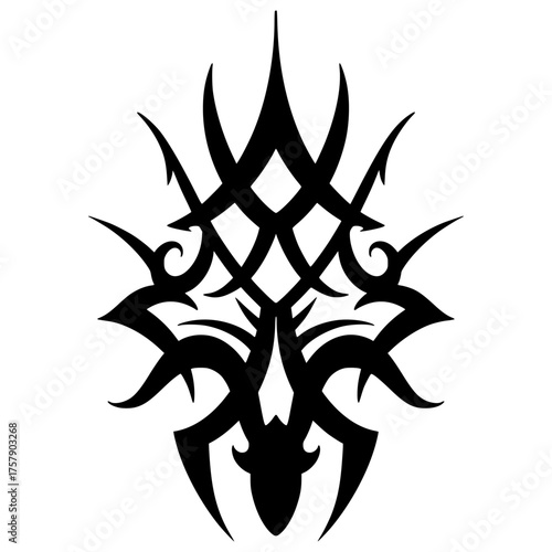 Tribal element tattoos illustrated 
