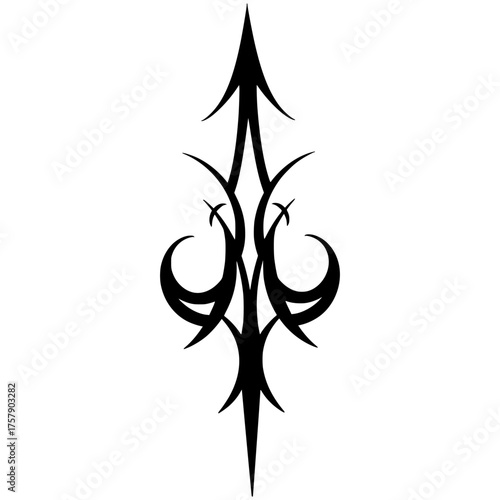 Tribal element tattoos illustrated 