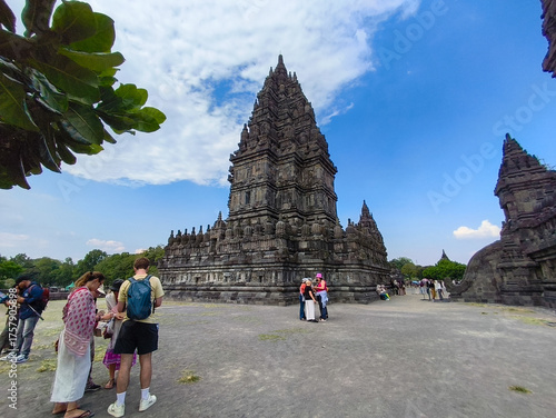 Yogyakarta, Indonesia. September 25, 2025: Prambanan Temple is the largest Hindu temple in Indonesia, built in the 9th century AD.