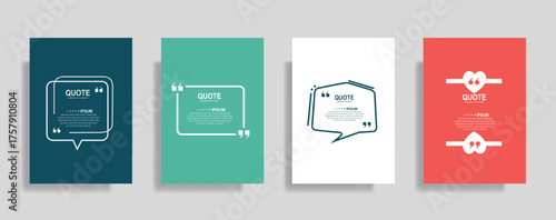 Inspiring quote templates for social media posts and impactful presentations, perfect for modern brands seeking fresh, engaging visual content