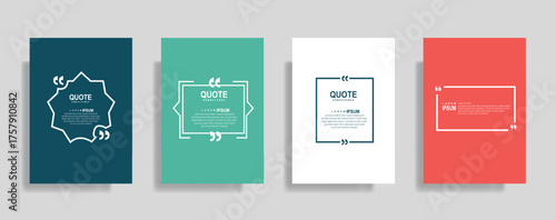 Vibrant quote templates for inspiring messages and social media updates, perfect for adding personality and modern flair to your content promotion